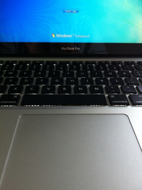 Apple MacBook Windows 7 Office 365 trackpad touch